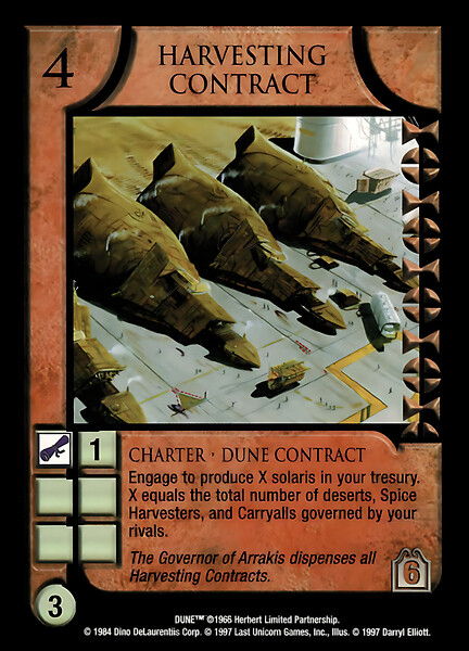 Harvesting Contract